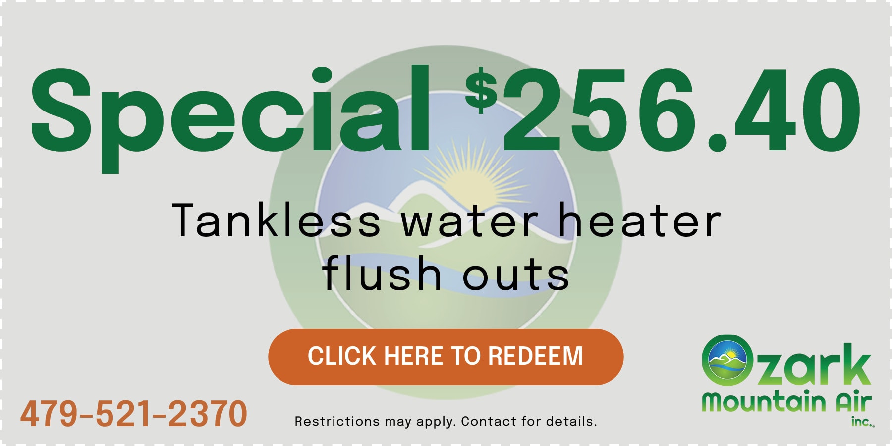 Tankless Water heater flush