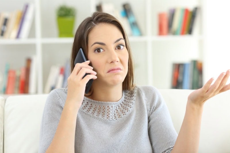 Woman On Phone